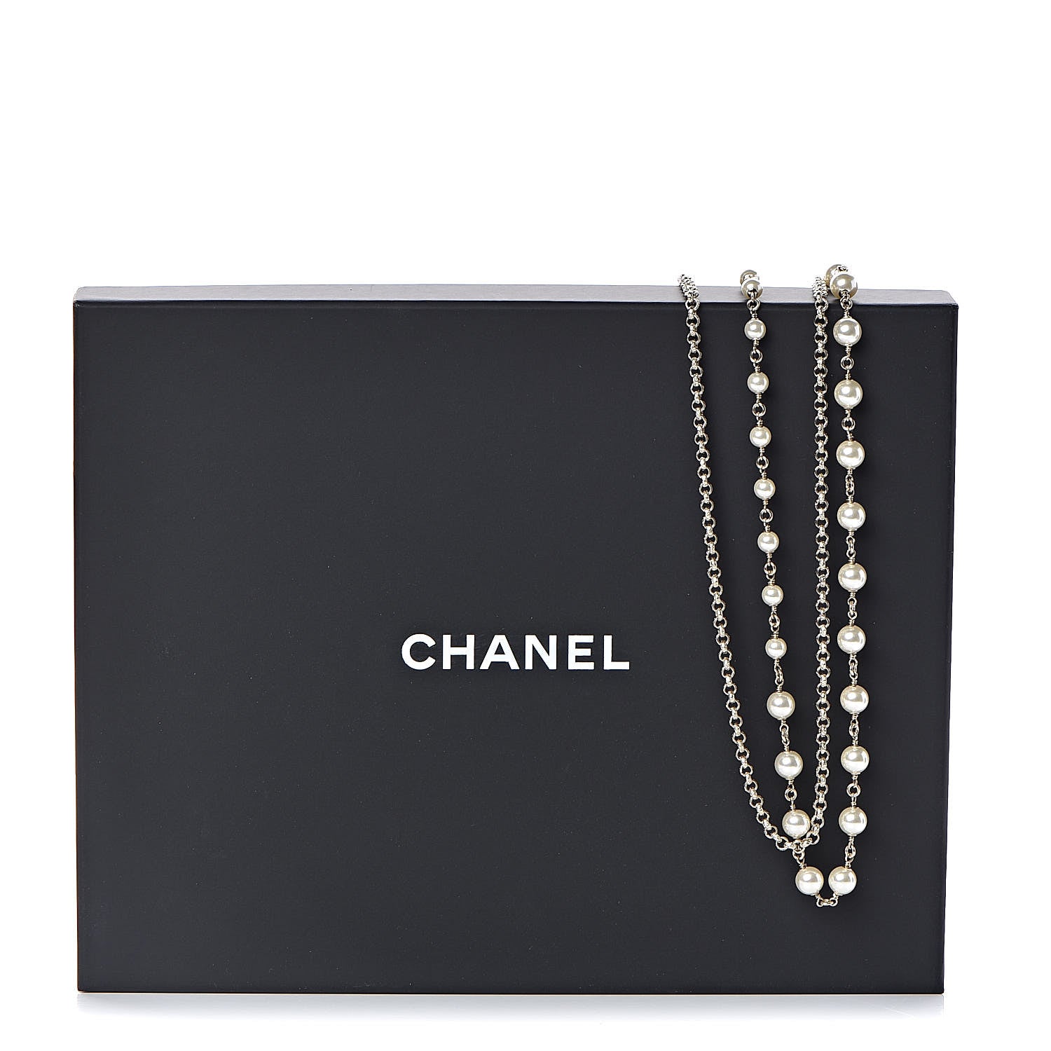 Chanel Pearl Crystal Camellia Express Multistrand Necklace Gold 7 of 7