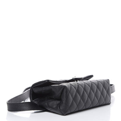 Chanel Grained Calfskin Quilted 2.55 Reissue Flap Belt Bag Clutch Black 7 of 9