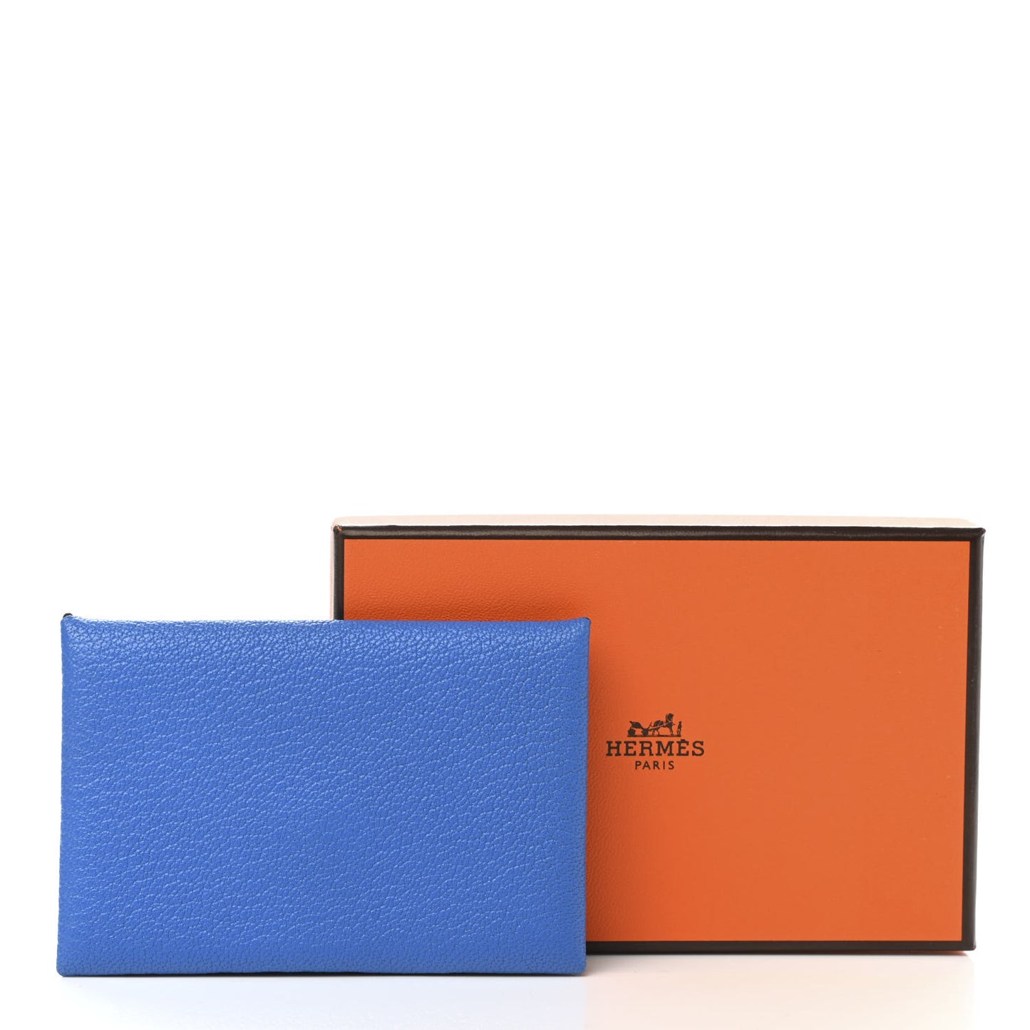 Chevre Chandra Calvi Card Case Bleu Zanzibar