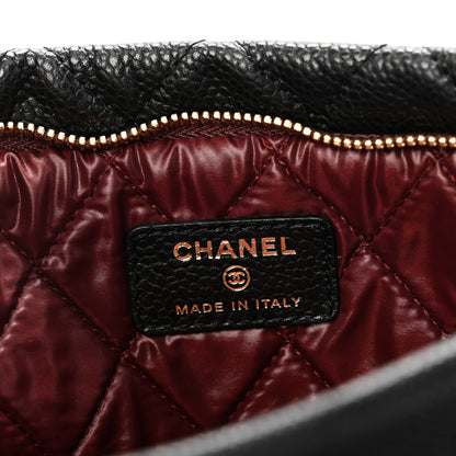 Chanel Caviar Quilted CC Beauty Clutch Black 7 of 11