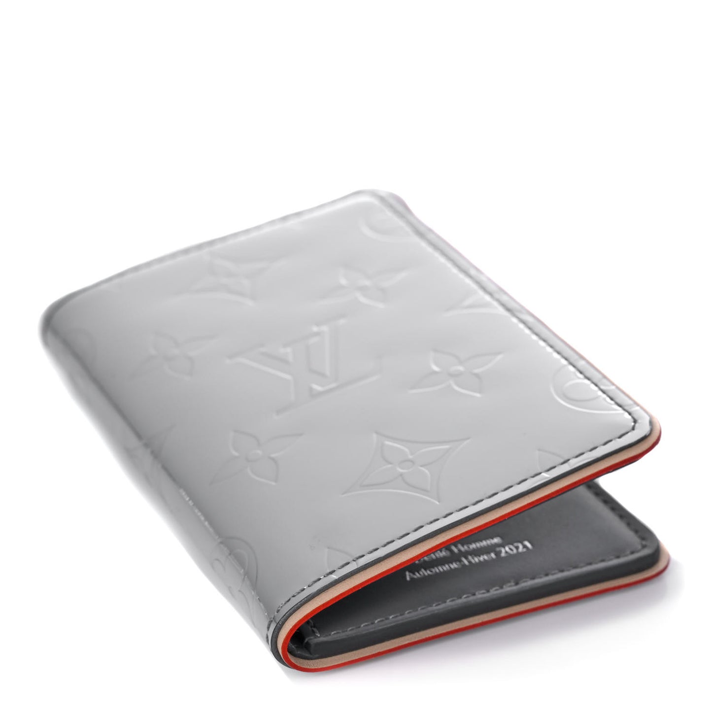 Monogram Mirror Slender Pocket Organizer