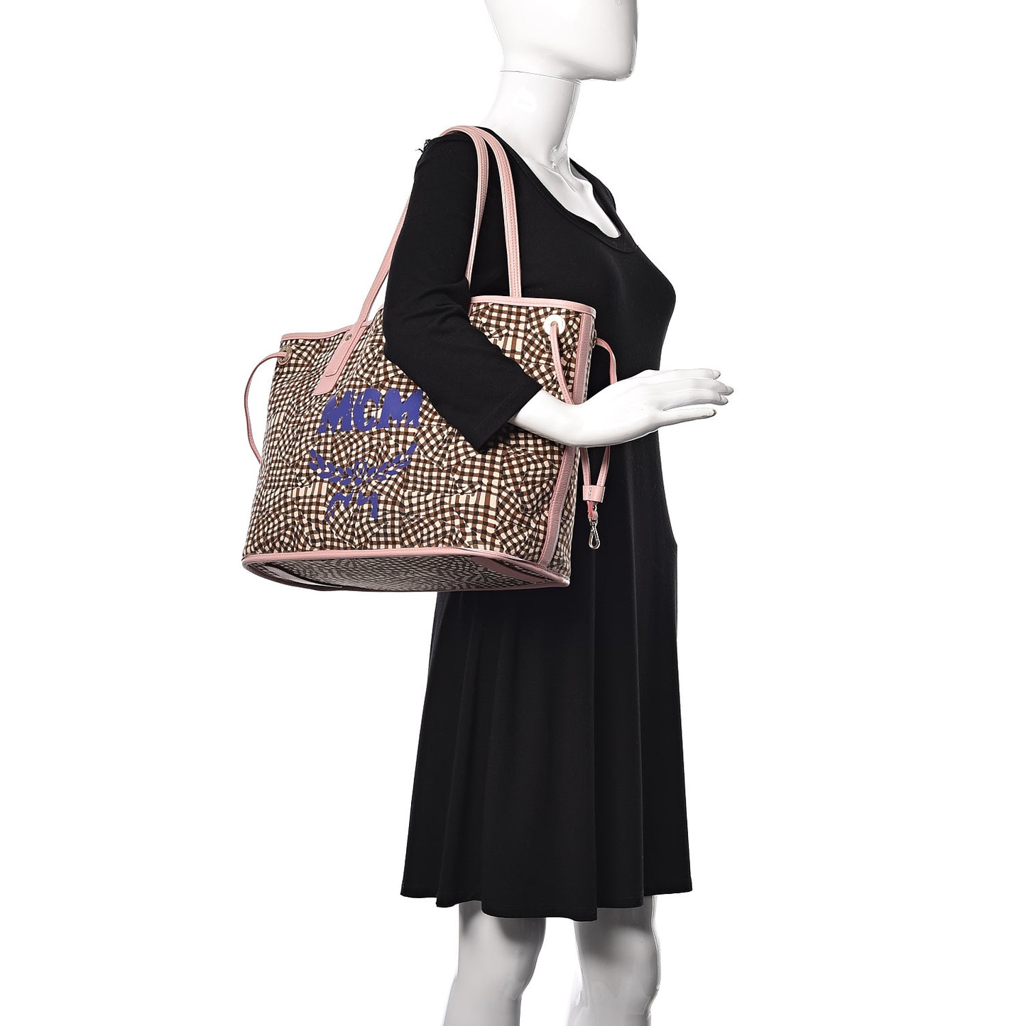 Visetos Medium Liz Reversible Shopper Tote Soft Pink