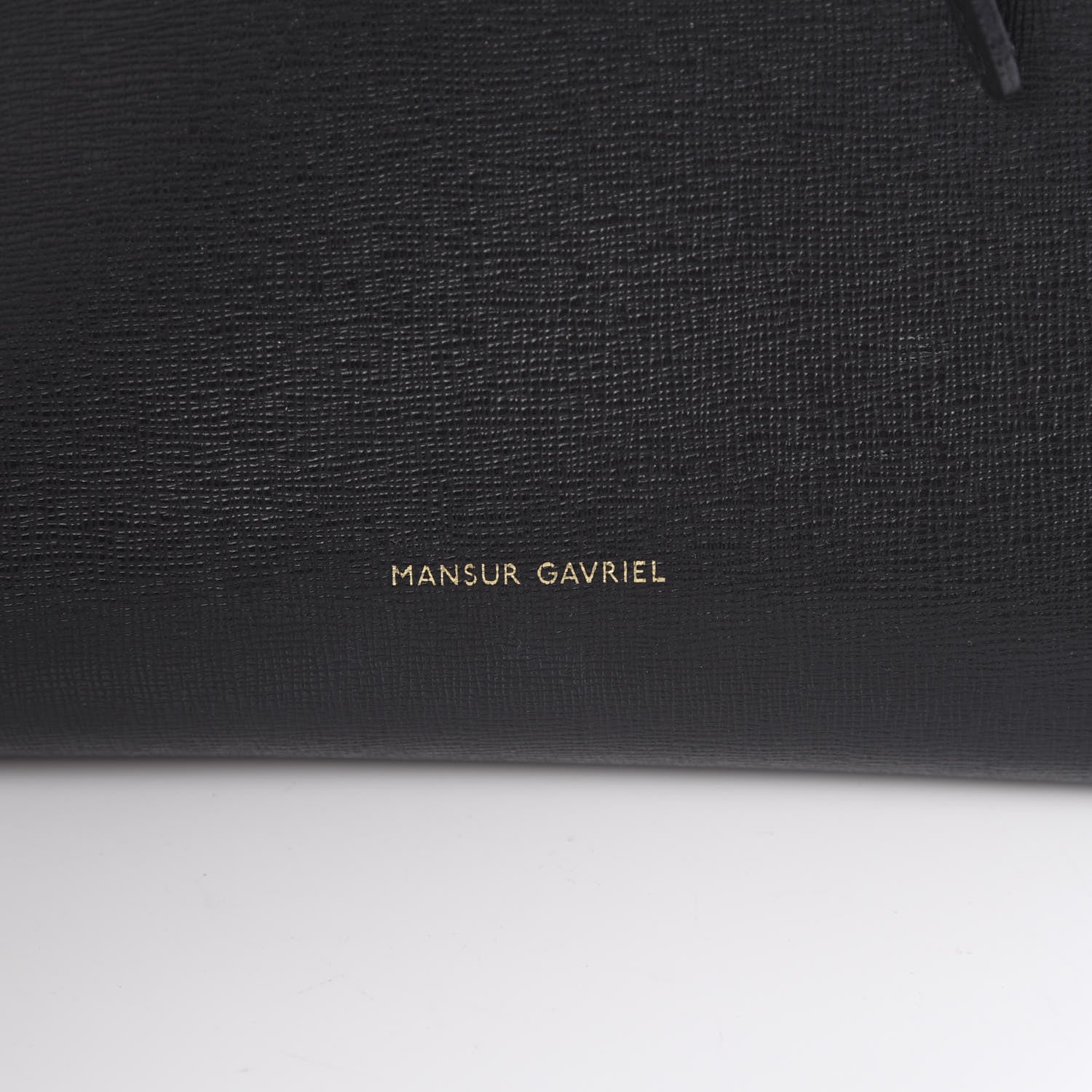 Mansur Gavriel Saffiano Bucket Bag Black Royal 6 of 16