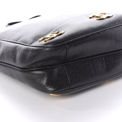Chanel Caviar CC Shoulder Bag Black 9 of 10