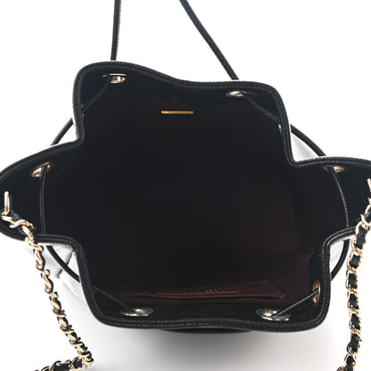 Chanel Caviar Quilted CC Pocket Bucket Bag Black 5 of 8