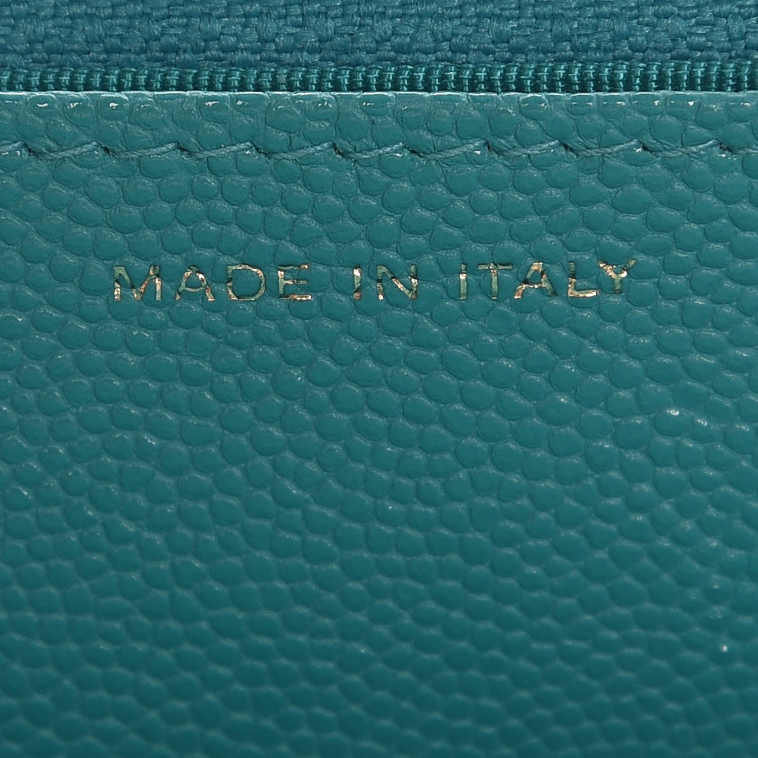 Chanel Caviar Quilted Wallet On Chain WOC Turquoise 7 of 9