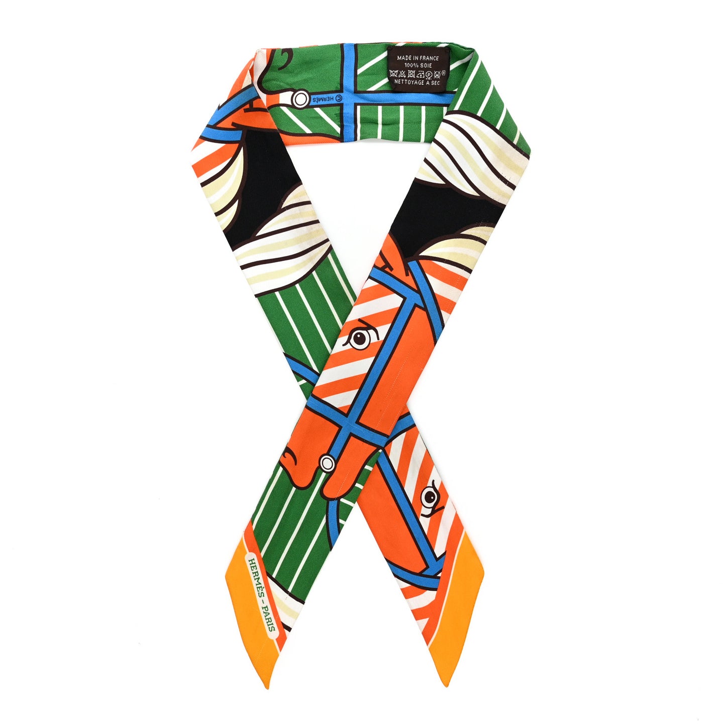 Twilly Scarf Orange Multicolor