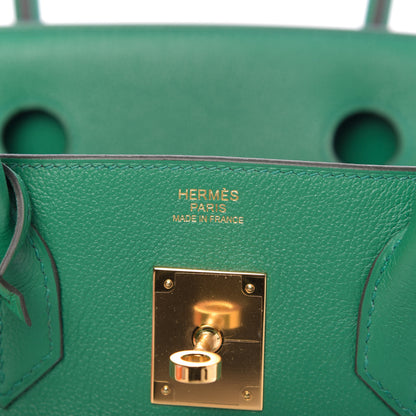 Hermes Evercolor Birkin 30 Vert Vertigo 8 of 10