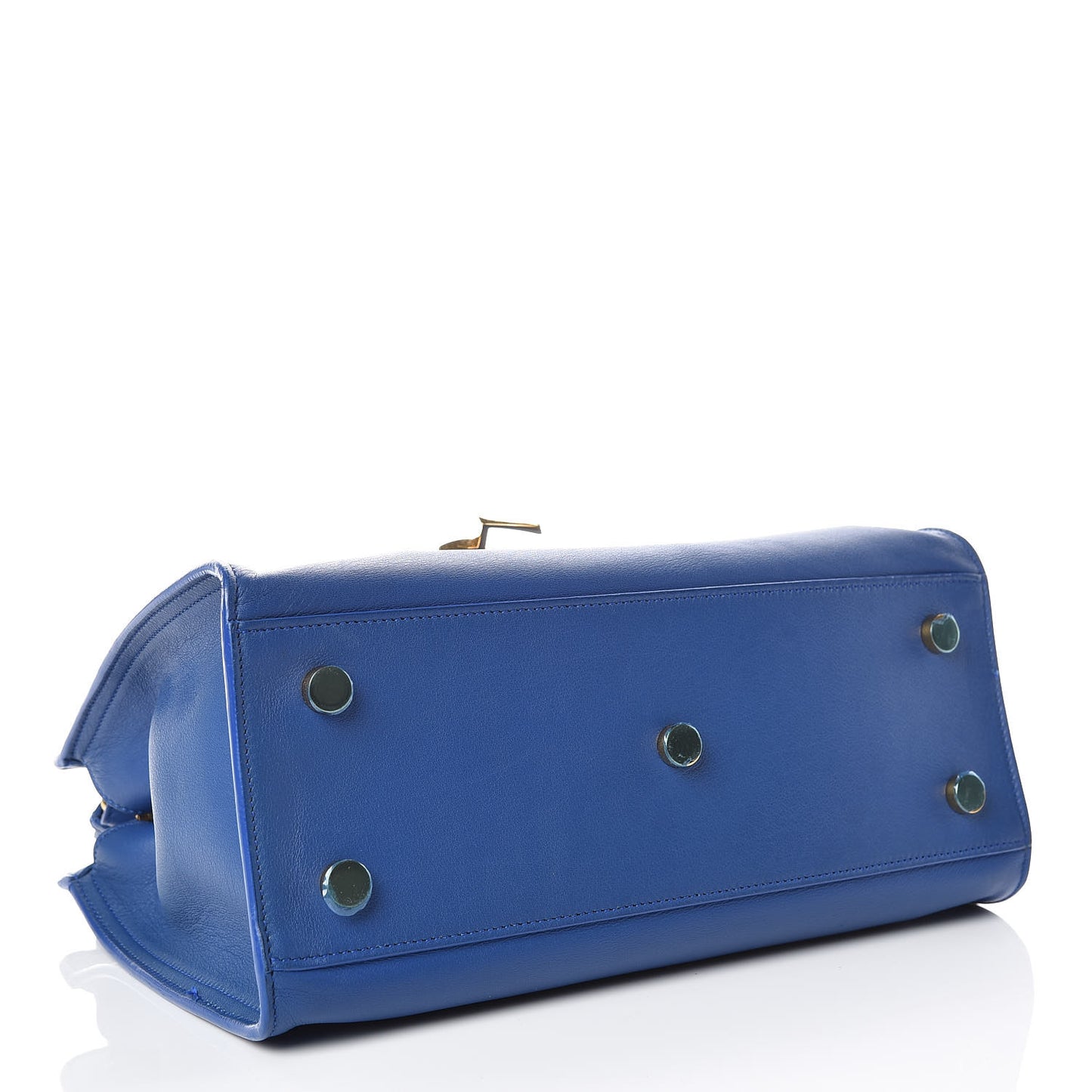 Calfskin Monogram Baby Cabas Blue Majorelle