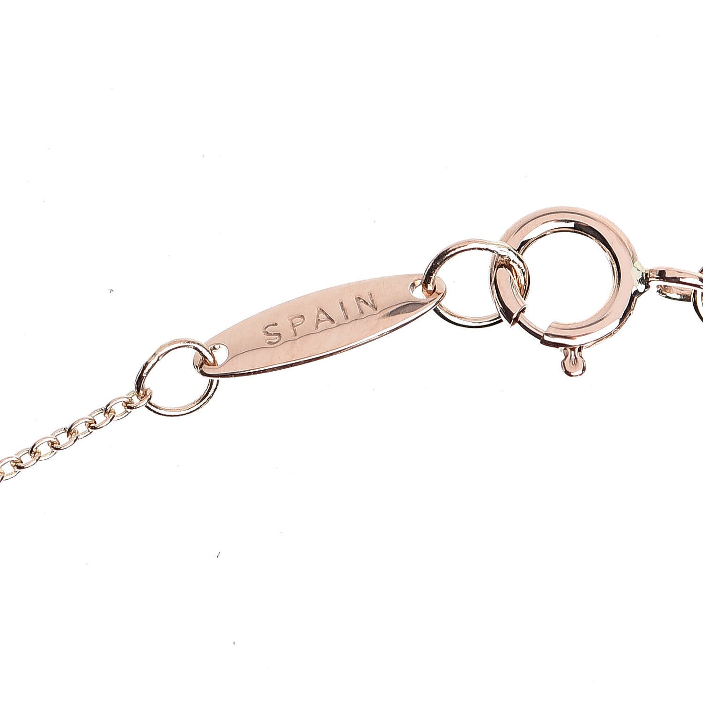 18K Rose Gold Elsa Peretti Letter "A" Pendant Necklace