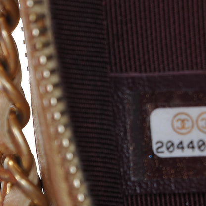 Chanel Metallic Lambskin Mini Coco Boy Camera Bag Gold 7 of 9