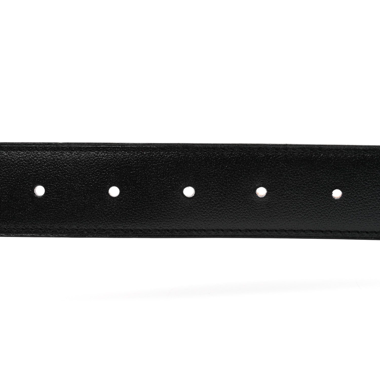 Hermes Swift Togo 32mm Belt Strap 95 Black Orange 5 of 5