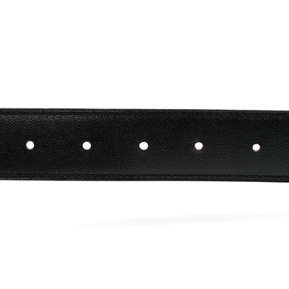 Hermes Swift Togo 32mm Belt Strap 95 Black Orange 5 of 5