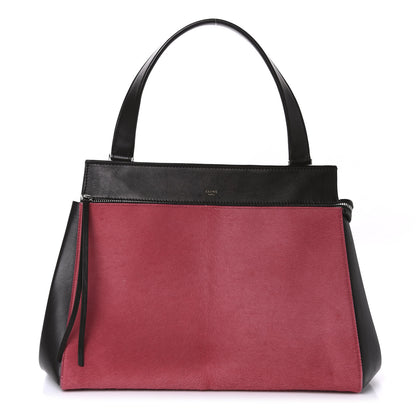 Celine Pony Hair Medium Edge Shoulder Bag Pink 1 of 12