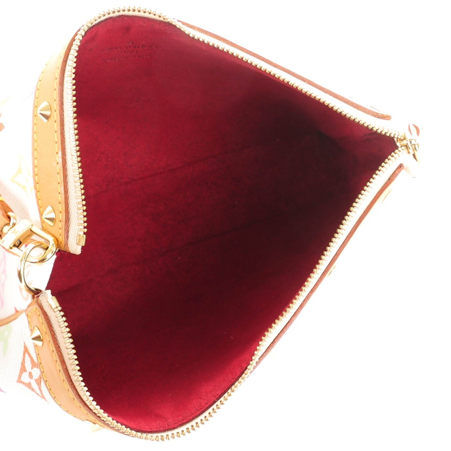 Monogram Multicolor Pochette Accessories White
