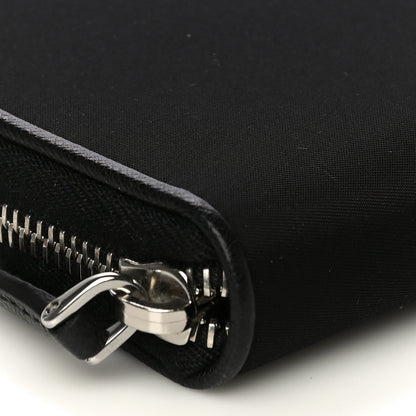 Prada Tessuto Nylon Zip Around Wallet Black 8 of 11