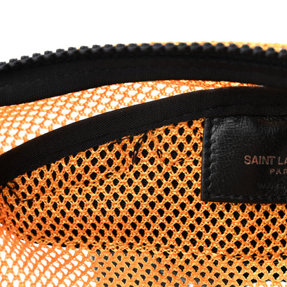 Saint Laurent Nylon Mesh SLP Backpack Jaune 10 of 10
