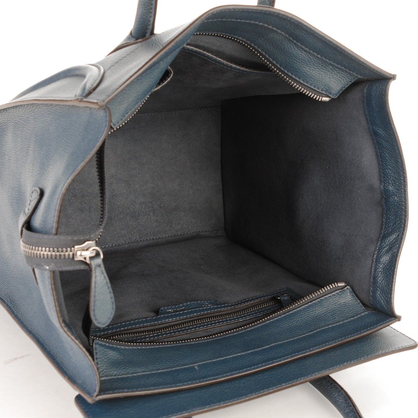 Drummed Calfskin Mini Luggage Orage