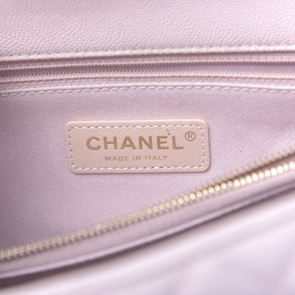 Chanel Caviar Quilted Small Coco Handle Flap Lilas Lilac 7 of 10