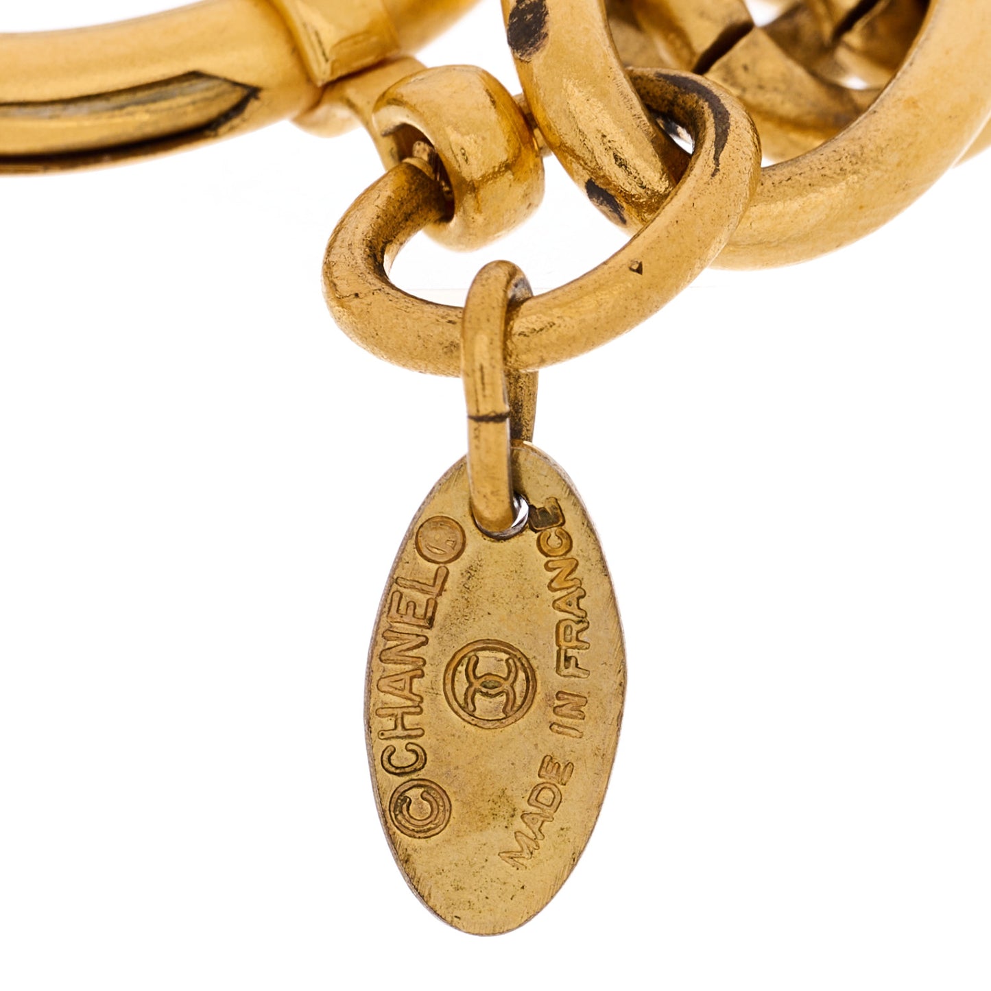 31 Rue Cambon Paris Medallion Chain Bracelet Gold