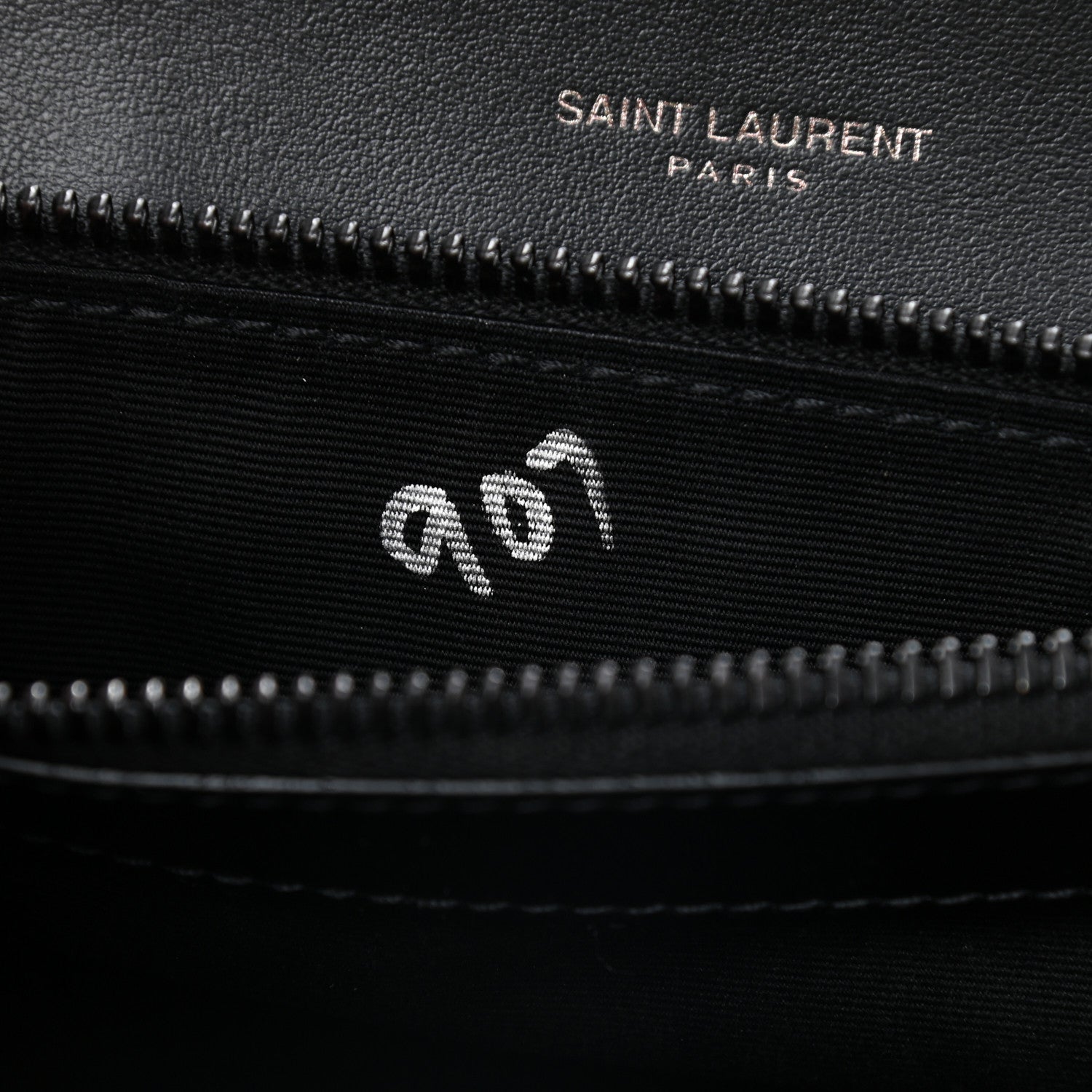 Saint Laurent Calfskin Y Quilted Monogram Medium Loulou Chain Satchel Black 7 of 11