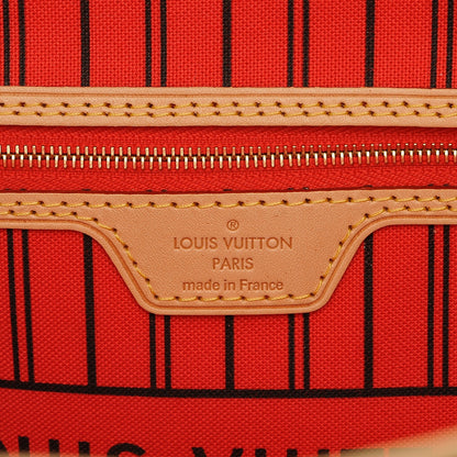 Louis Vuitton Monogram Jungle Dots Neo Neverfull MM Coquelicot Denim 6 of 7