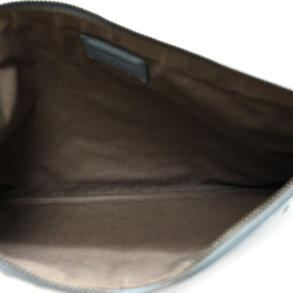 Bottega Veneta Nappa Intrecciato Zip Pouch Blue 5 of 7