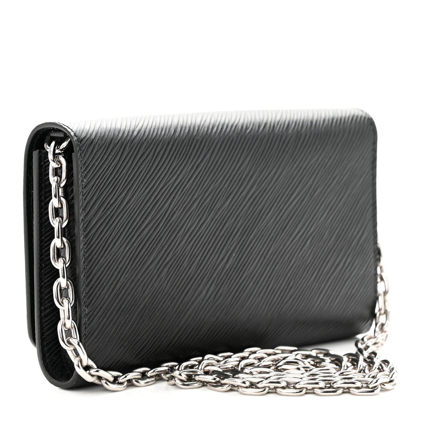 Epi Twist Chain Wallet Black
