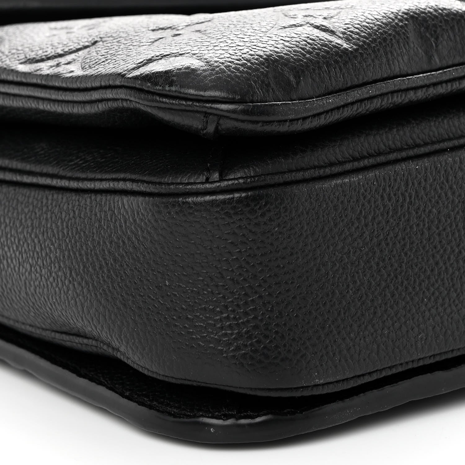 Louis Vuitton Empreinte Pochette Metis Black 9 of 10