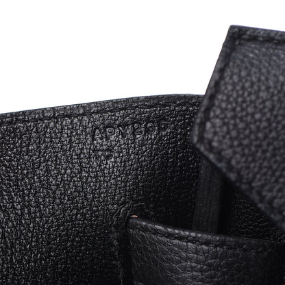 Hermes Togo Birkin 35 Black 36 of 46