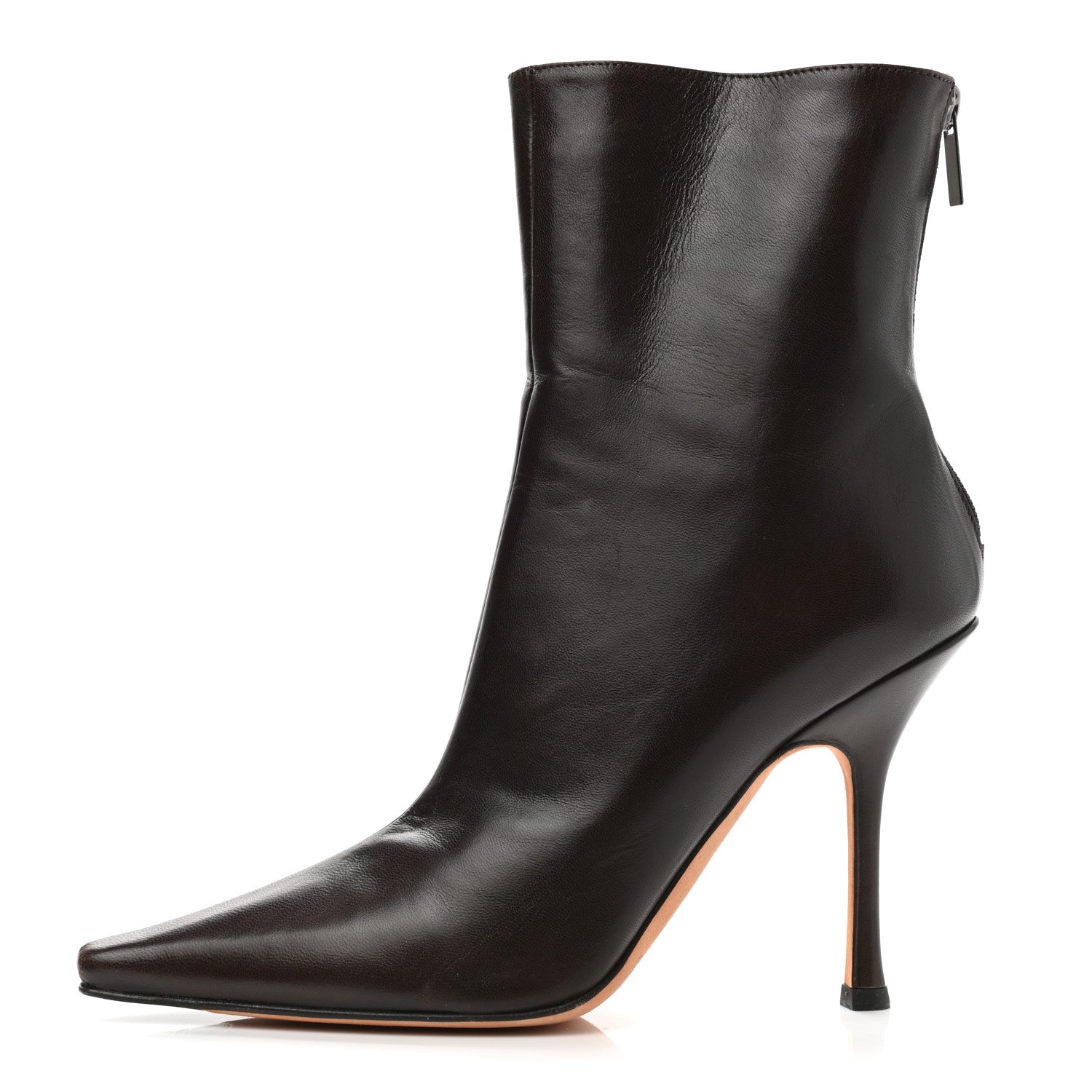 Jimmy Choo Calfskin Boots 38 Brown 2 of 15