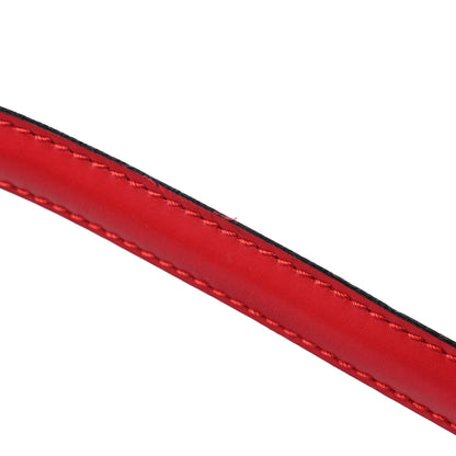 Louis Vuitton Calfskin 16mm Adjustable Shoulder Strap Red 7 of 9