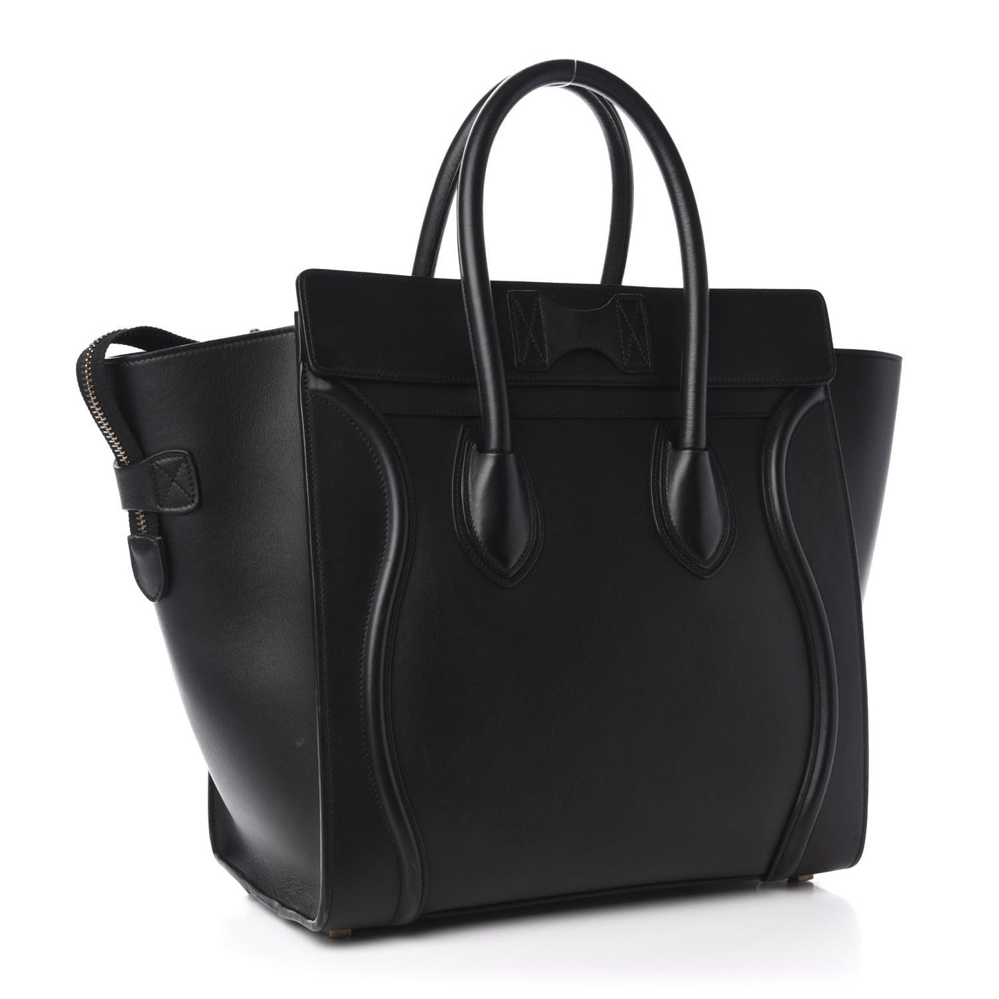 Smooth Calfskin Mini Luggage Black