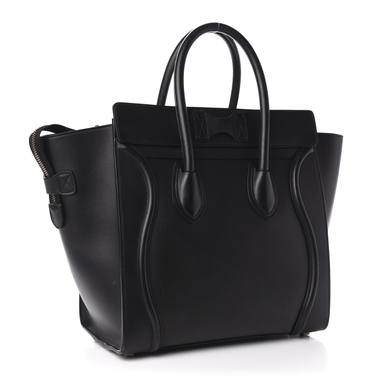 Celine Smooth Calfskin Mini Luggage Black 3 of 11