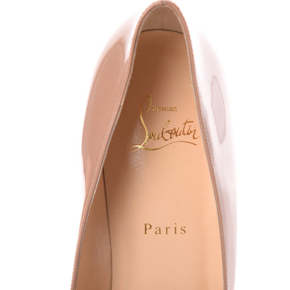 Christian Louboutin Patent Bianca 120 Pumps 41 Nude 7 of 8