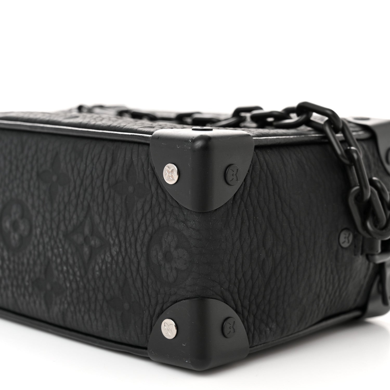 Louis Vuitton Taurillon Monogram Mini Soft Trunk Black 9 of 9