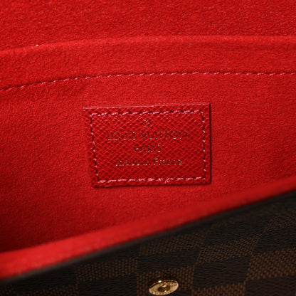 Louis Vuitton Damier Ebene Pochette Felicie Chain Wallet 7 of 10