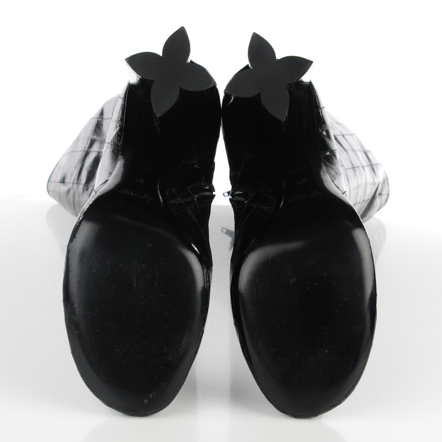Louis Vuitton Eel Instinct High Boots 40 Black 5 of 8