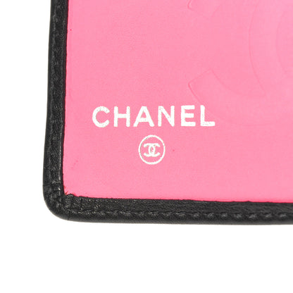Chanel Calfskin Quilted Cambon Yen Wallet Black 6 of 10