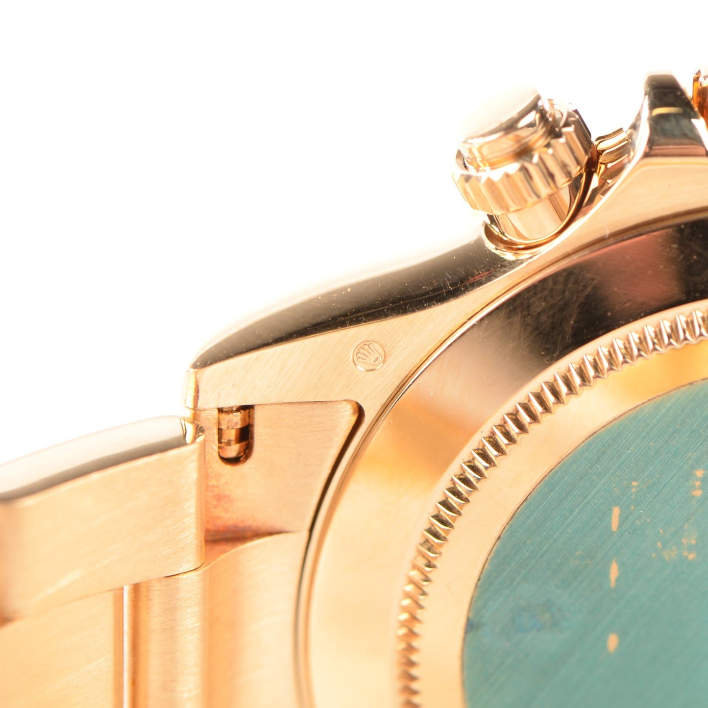 18K Yellow Gold 40mm Oyster Perpetual Cosmograph Daytona Watch Champagne Black 116528