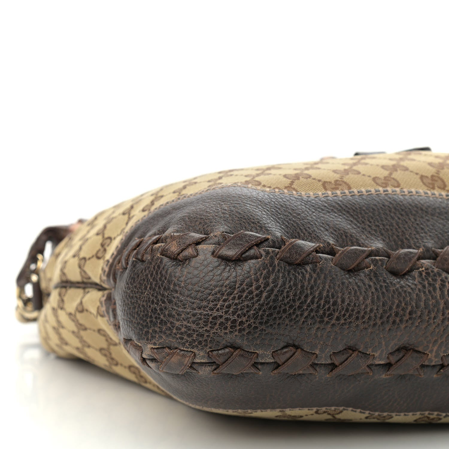 Gucci Monogram Large New Jackie Shoulder Bag Dark Brown 9 of 14