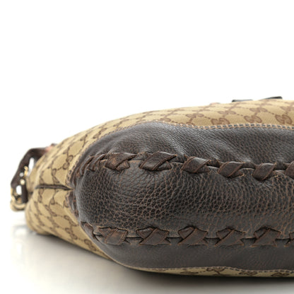 Gucci Monogram Large New Jackie Shoulder Bag Dark Brown 9 of 14