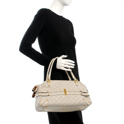 Gucci Guccissima Large Wave Boston Off White 3 of 14