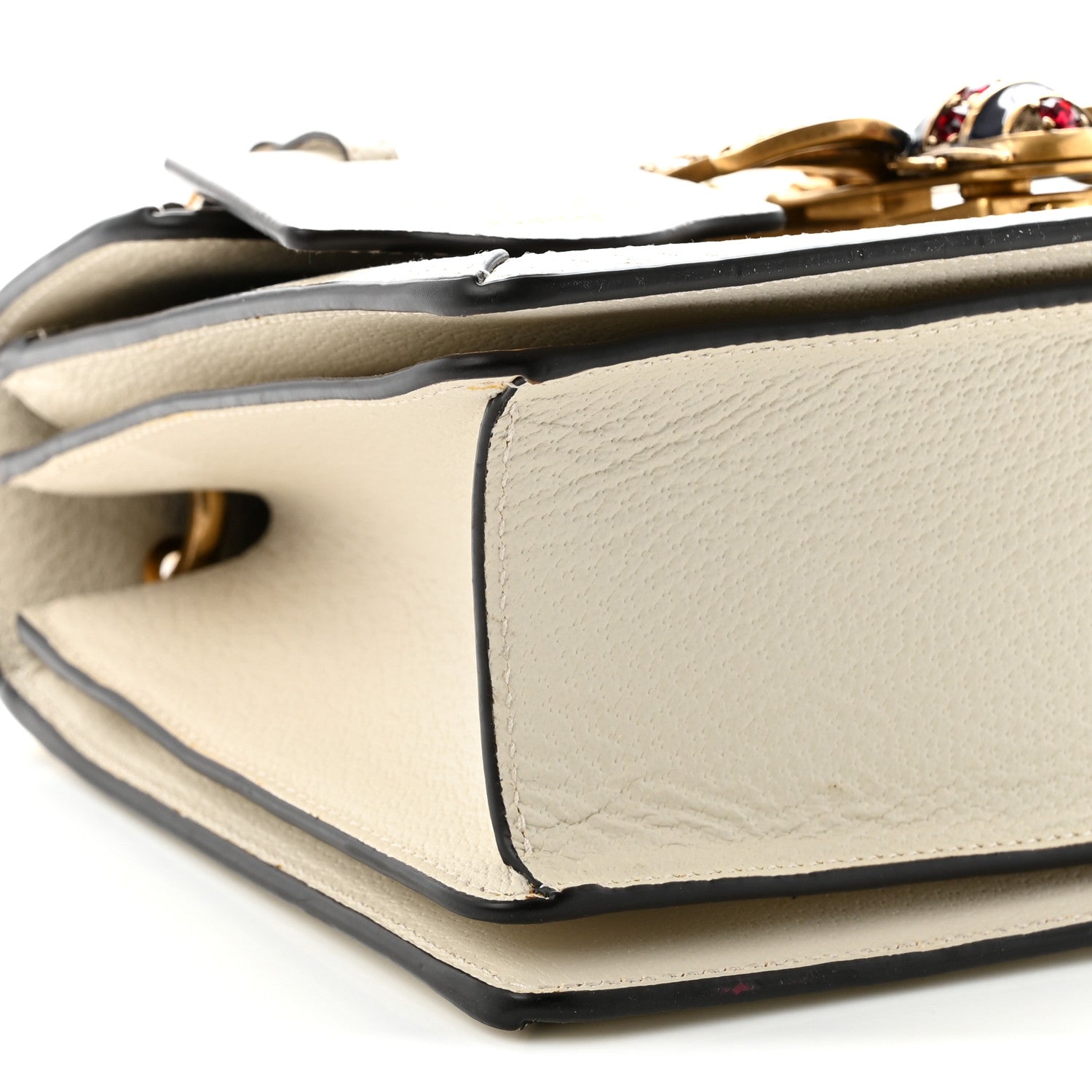 Gucci GG Supreme Monogram Small Queen Margaret Top Handle Bag White 8 of 9