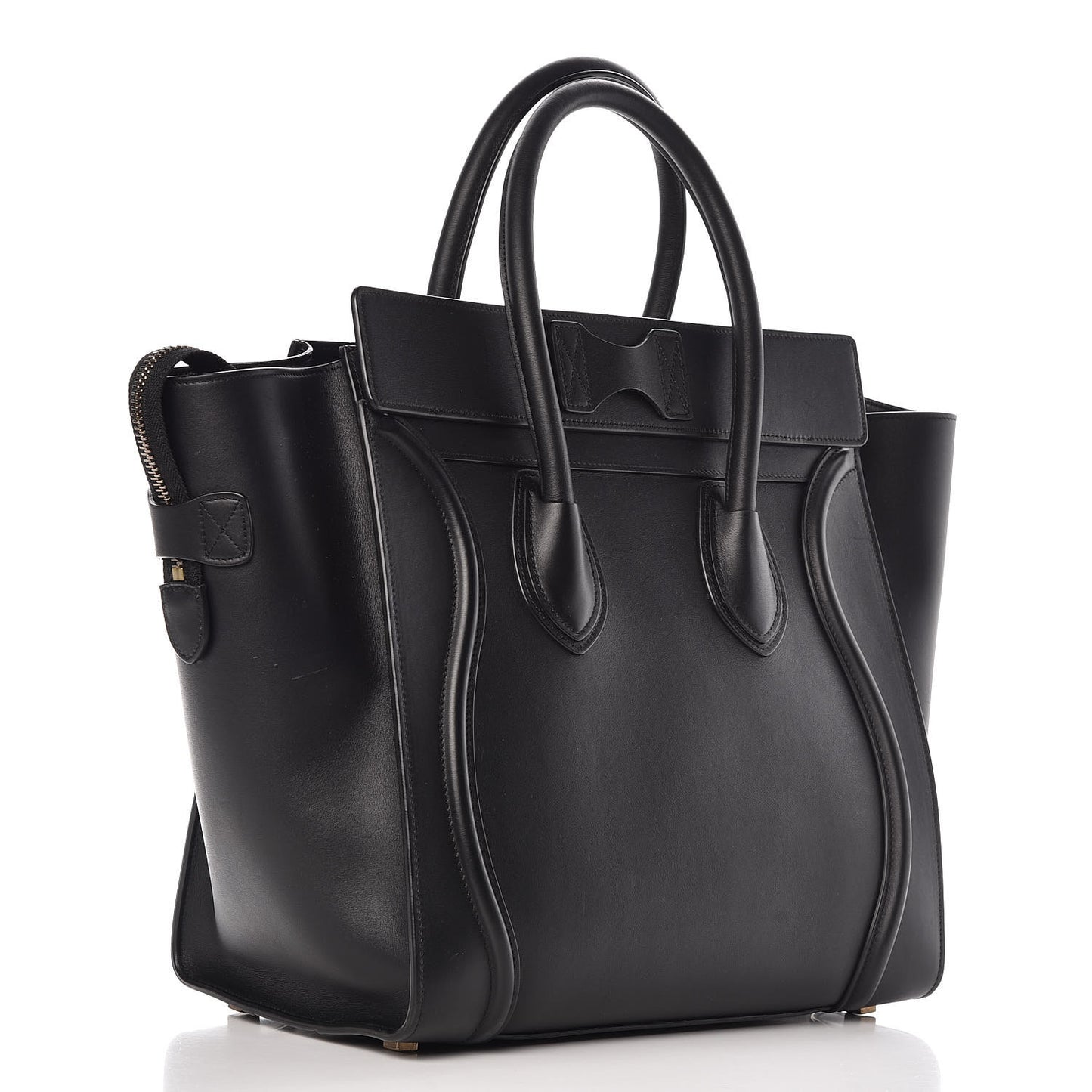 Smooth Calfskin Mini Luggage Black