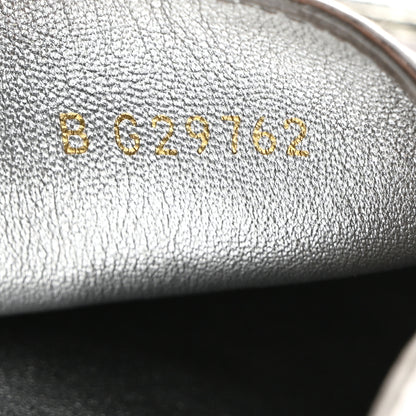 Chanel Laminated Goatskin CC Espadrilles 39 Silver 7 of 9