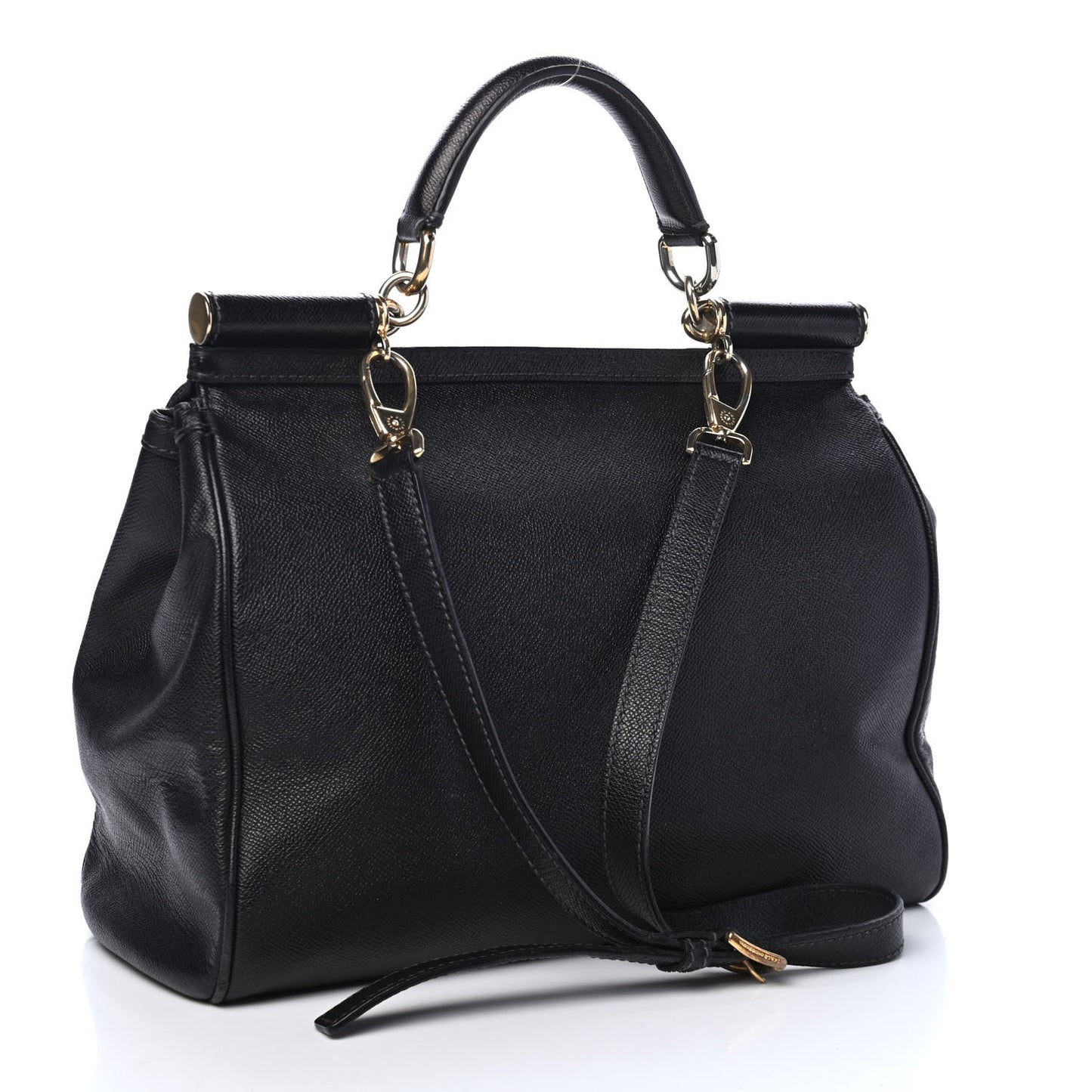 Dauphine Large Miss Sicily Satchel Black