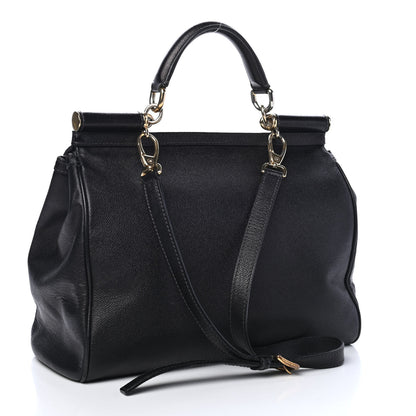 Dolce & Gabbana Dauphine Large Miss Sicily Satchel Black 2 of 4