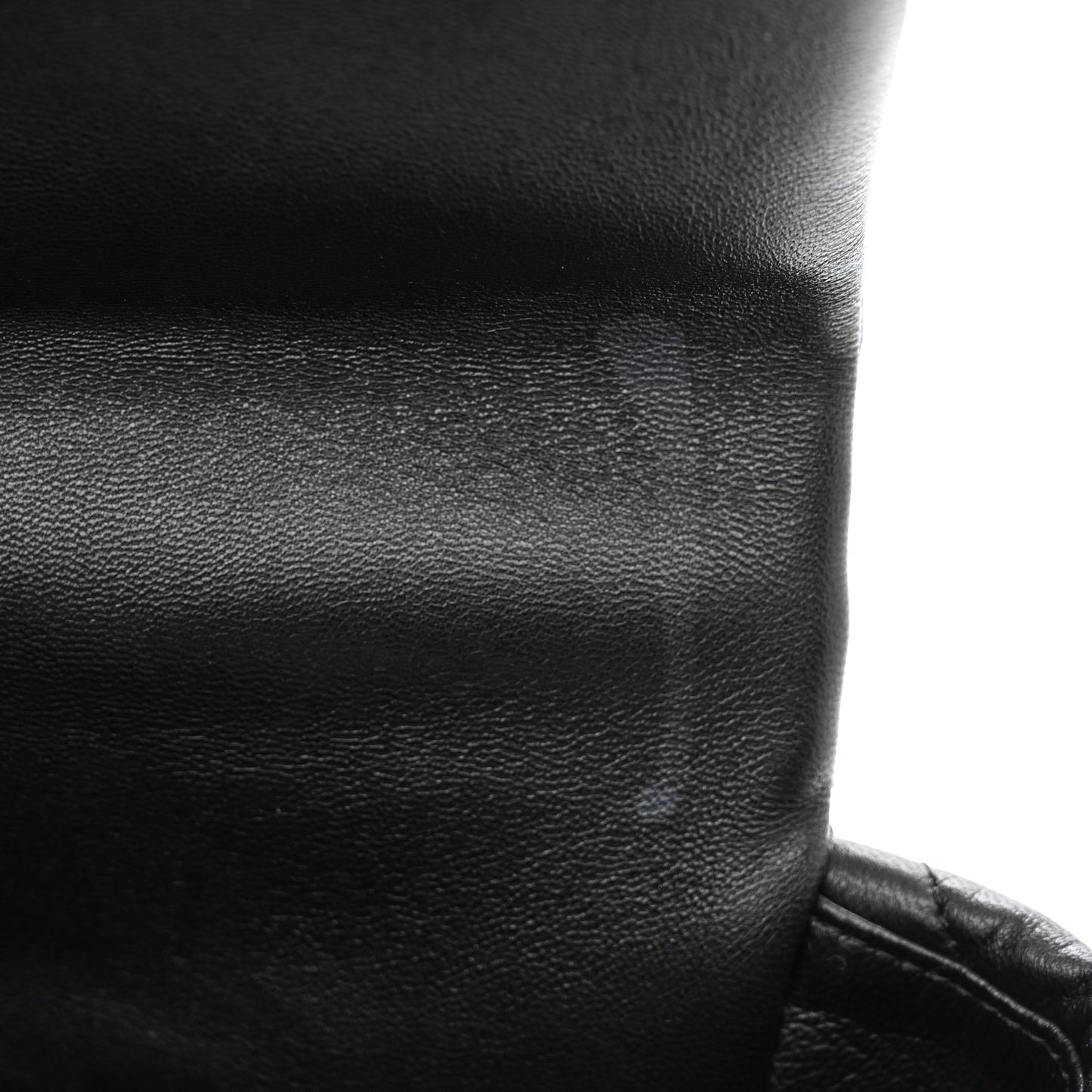 Goatskin Quilted Large Chanel 19 Flap Black