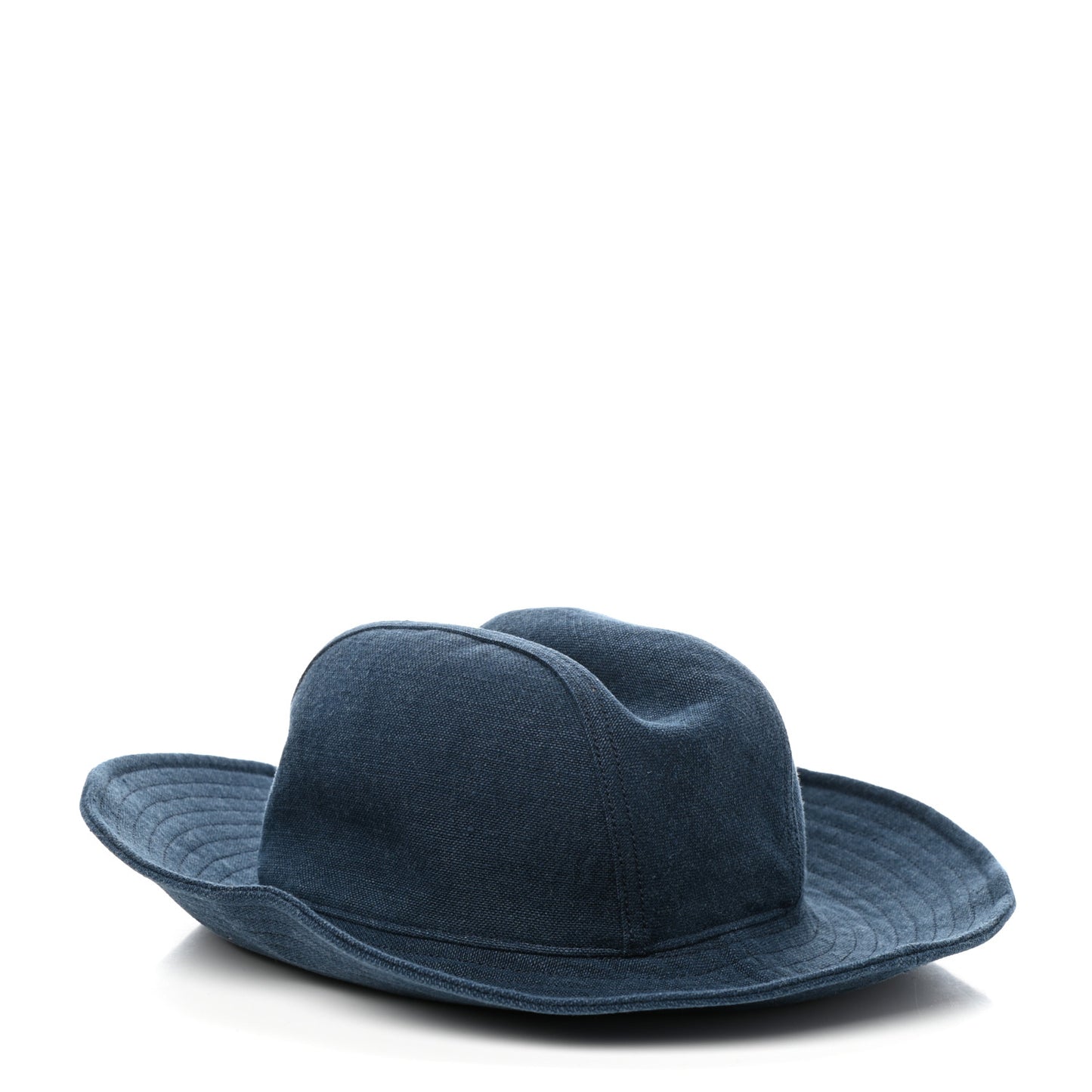 Stonewashed Linen Colette Hat Dark Petrol